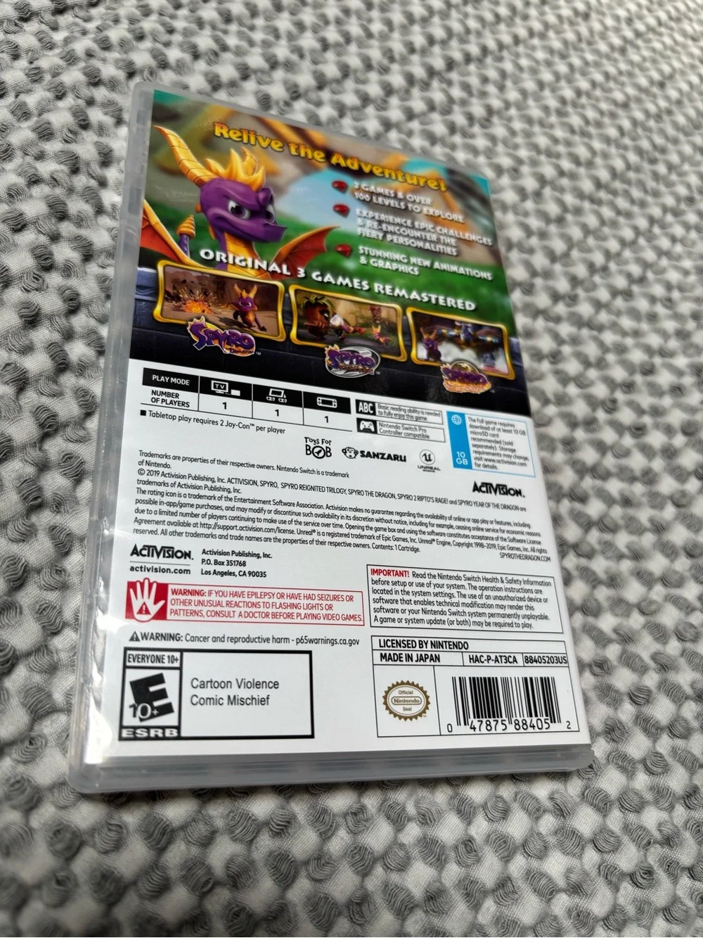 Spyro Reignited Trilogy Nintendo Switch - 2019